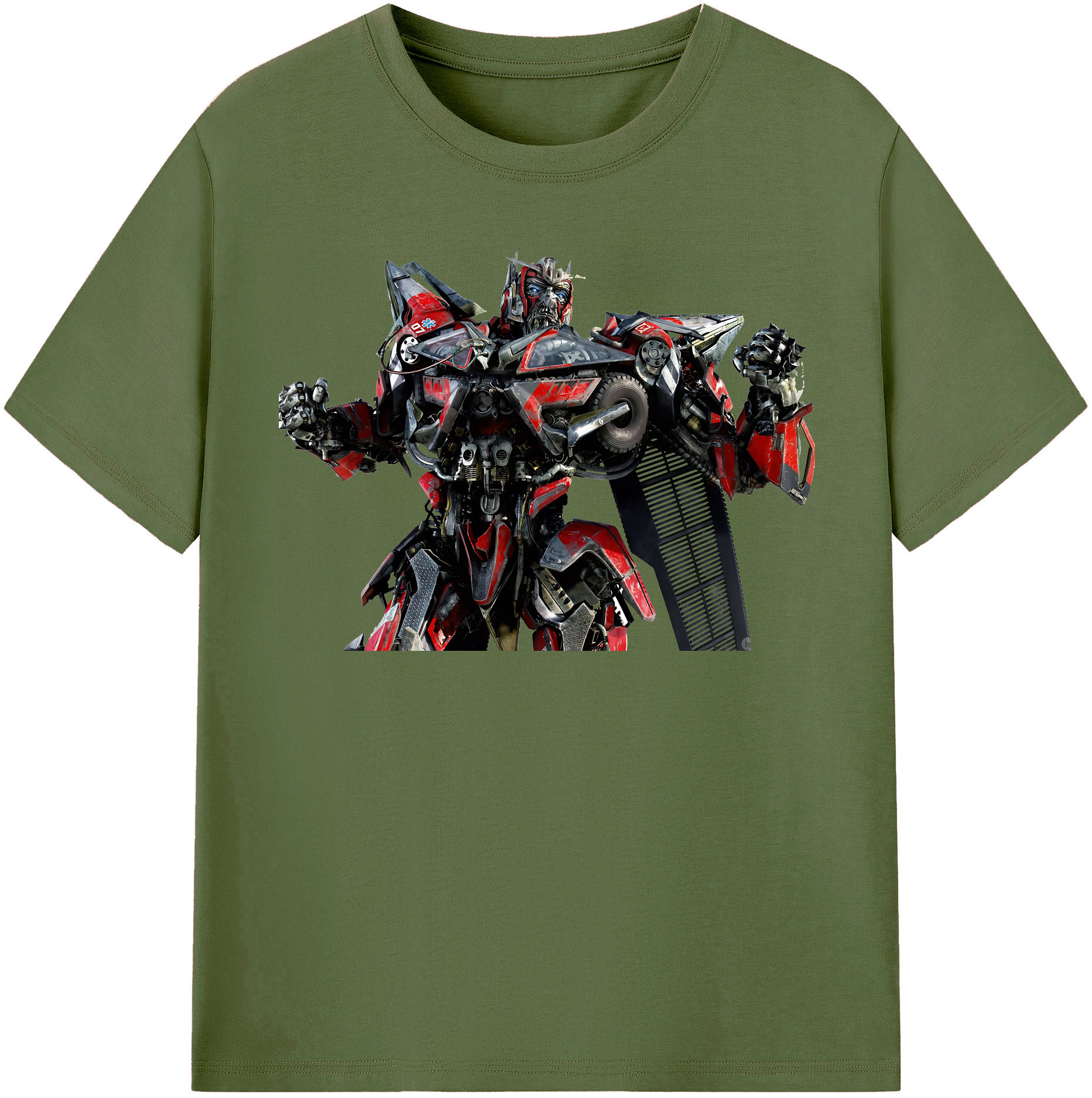 （画像用） Transformers トランスフォーマー 綿100％半袖Tシャツ（フロントプリント）